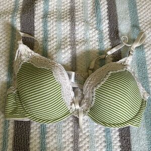 COPY - Green stripe bra